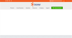 Desktop Screenshot of filecatalyst.com